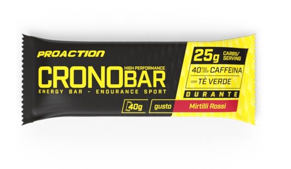PROACTION CRONO BAR MIRTILLI ROSSI 40 G - Farmamood