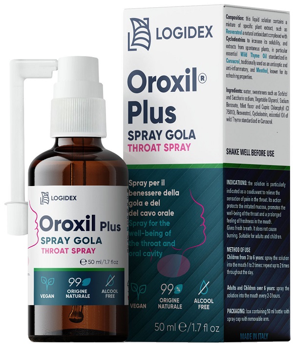 OROXIL PLUS SPRAY GOLA CAVO ORALE 50 ML - Farmamood