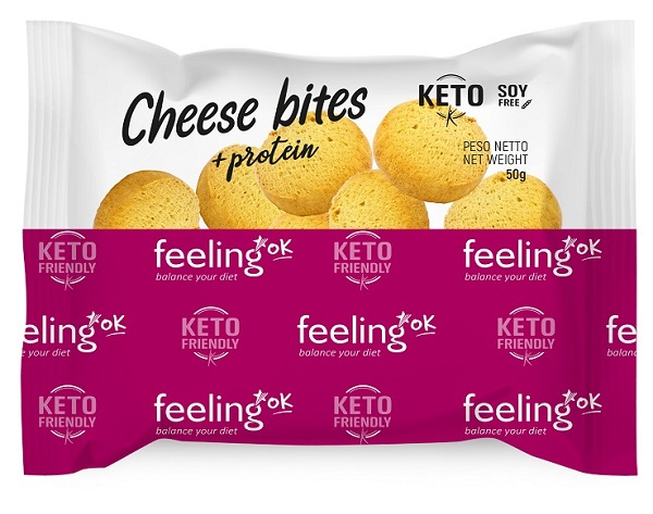FEELING OK +PROTEIN CHEESE BITES 50 G - Farmamood
