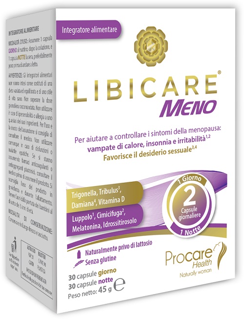 LIBICARE MENO 60 CAPSULE - Farmamood