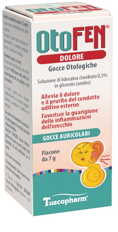 GOCCE OTOLOGICHE OTOFEN DOLORE 7 G - Farmamood