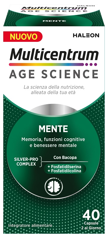 MULTICENTRUM AGE SCIENCE MENTE 40 CAPSULE - Farmamood