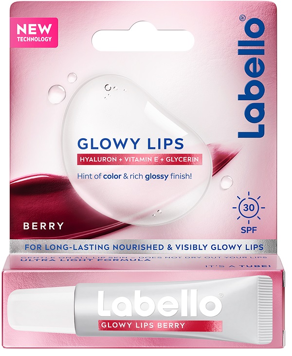 LABELLO GLOWY LIPS BERRY 10 ML - Farmamood
