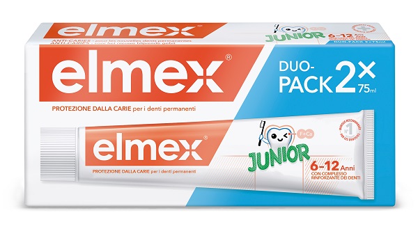 ELMEX JUNIOR DENTIFRICIO 75 ML DUOPACK - Farmamood
