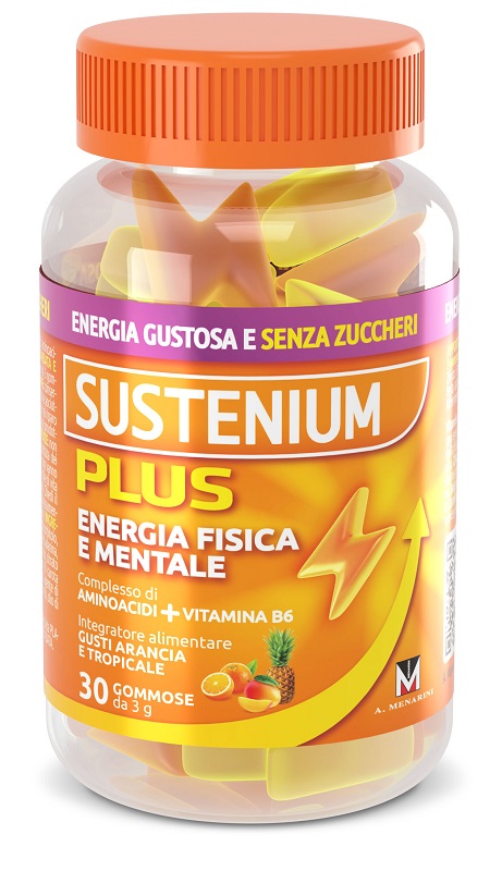 SUSTENIUM PLUS 30 CARAMELLE GOMMOSE 3 G - Farmamood