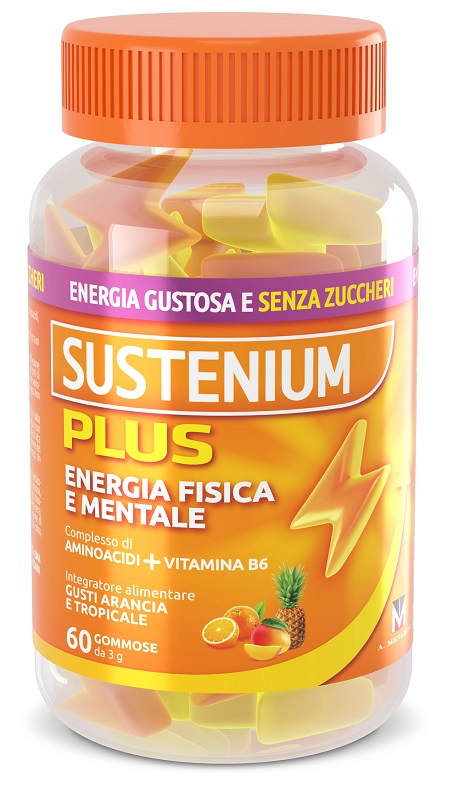SUSTENIUM PLUS 60 CARAMELLE GOMMOSE 3 G - Farmamood