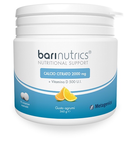 BARINUTRICS CALCIO CITRATO ARANCIA LIMONE ITA 90 COMPRESSE - Farmamood