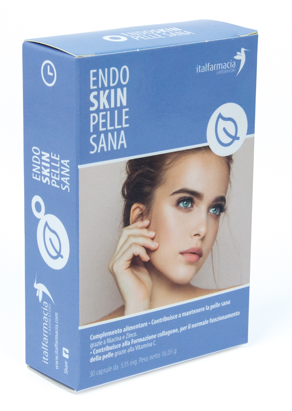 ENDO SKIN PELLE SANA 30 CAPSULE - Farmamood