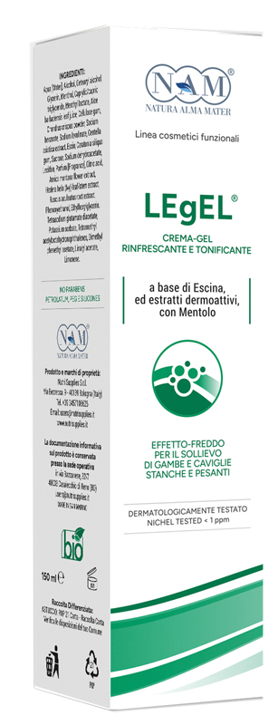 LEGEL CREMA-GEL RIFRESCANTE E TONIFICANTE PER GAMBE 150 ML - Farmamood