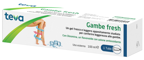 GAMBE FRESH TEVA GEL 100 ML - Farmamood