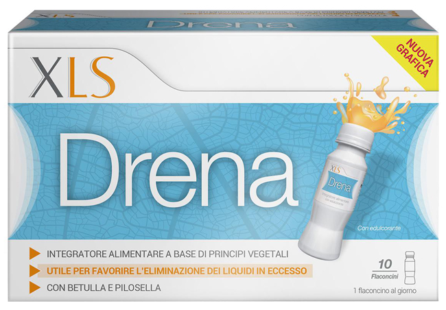 XLS DRENA 10 FLACONCINI X 10 ML - Farmamood