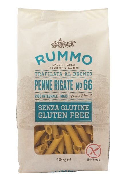 RUMMO PENNE RIGATE N66 DI RISO INTEGRALE E MAIS 400 G - Farmamood