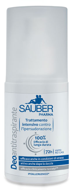 SAUBER ANTITRASPIRANTE 72 ORE VAPO - Farmamood
