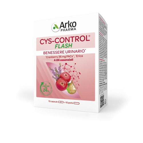 CYS CONTROL FLASH 20 CAPSULE - Farmamood