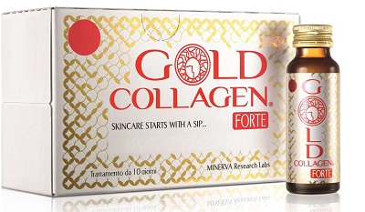 GOLD COLLAGEN FORTE 10 FLACONI - Farmamood
