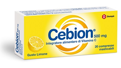 CEBION MASTICABILE LIMONE VITAMINA C 500 MG 20 COMPRESSE - Farmamood