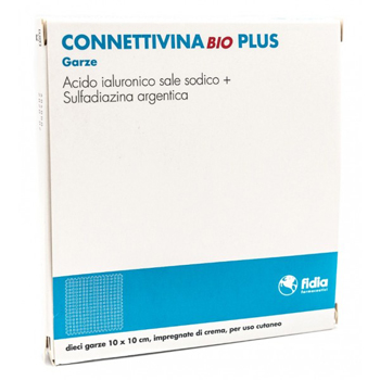 CONNETTIVINABIO PLUS GARZA 10 X 10 CM 10 PEZZI - Farmamood