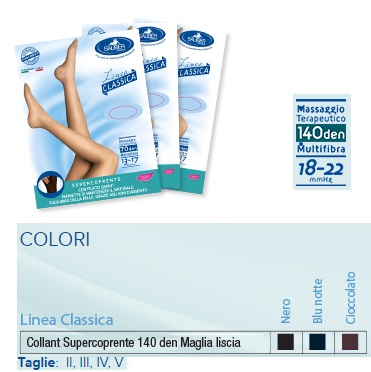 SAUBER COLLANT 140 DENARI SUPER COPRENTE MICRORETE CIOCCOLATO 4 LINEA CLASSICA - Farmamood
