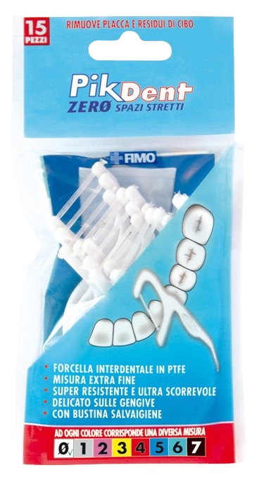PIKDENT ZERO SPAZI STRETTI 15 FORCELLE INTERDENTALI - Farmamood