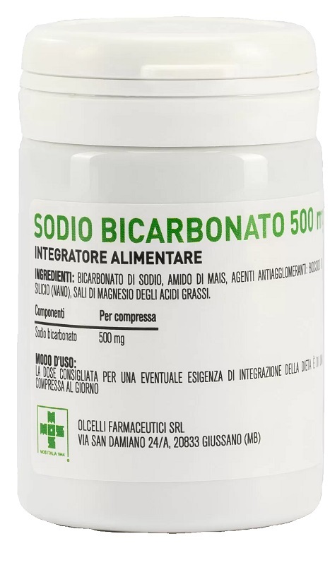 SODIO BICARBONATO 500 MG 100 COMPRESSE - Farmamood