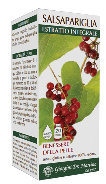 SALSAPARIGLIA ESTRATTO INTEGRALE 200 ML - Farmamood