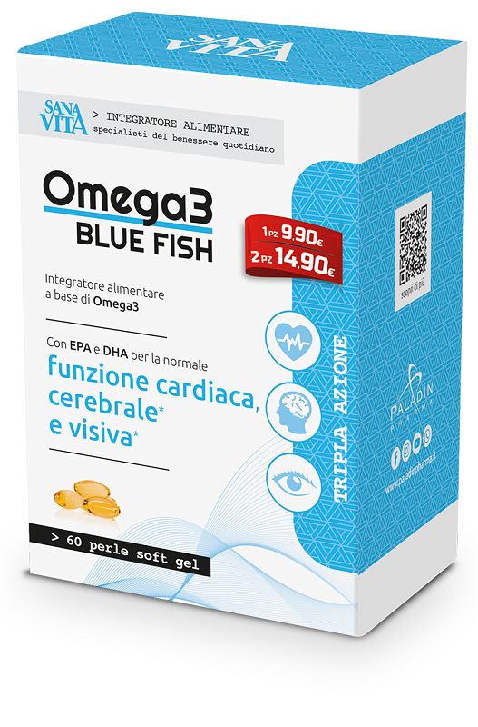 SANAVITA BLUE FISH 60 CAPSULE - Farmamood