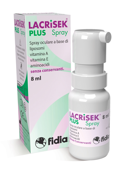 LACRISEK PLUS SPRAY SENZA CONSERVANTI SOLUZIONE OFTALMICA 8 ML - Farmamood