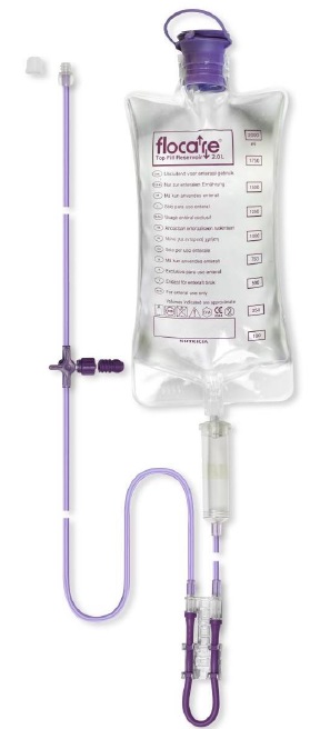 FLOCARE SACCA CON DEFLUSSORE DA 2 LITRI PER NUTRIPOMPA INFINITY - Farmamood