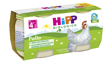 HIPP BIO HIPP BIO OMOGENEIZZATO POLLO 2X80 G - Farmamood
