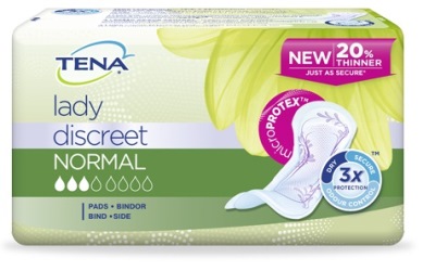 PANNOLONE SAGOMATO TENA DISCREET NORMAL 12 PEZZI - Farmamood