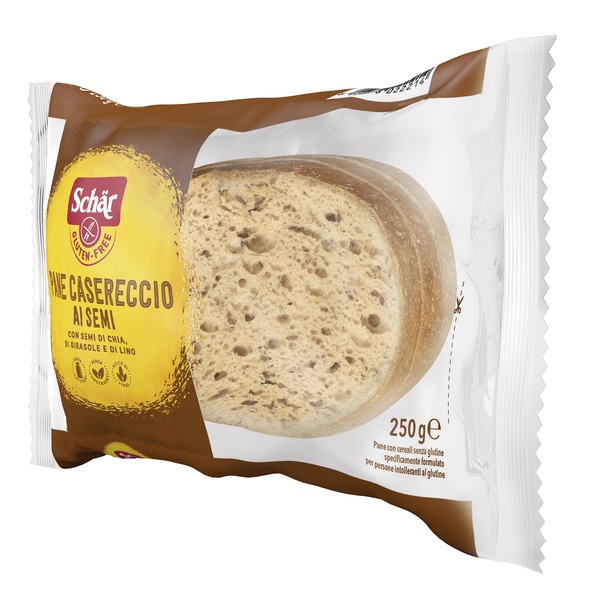 SCHAR PANE CASERECCIO AI SEMI SENZA LATTOSIO 250 G - Farmamood
