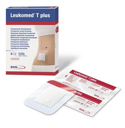LEUKOMED T PLUS MEDICAZIONE POST-OPERATORIA TRASPARENTE IMPERMEABILE 7,2 X 5 CM - Farmamood