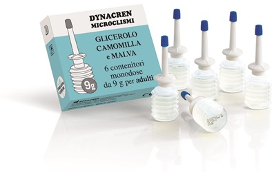 DYNACREN MICROCLISMI CAMOMILLA E MALVA 6 PEZZI DA 9 G PER ADULTI - Farmamood