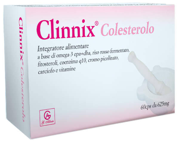 CLINNIX COLESTEROLO 60 CAPSULE 625 MG - Farmamood