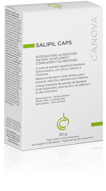 CANOVA SALIPIL CAPS 30 COMPRESSE NUOVA CONFEZIONE - Farmamood