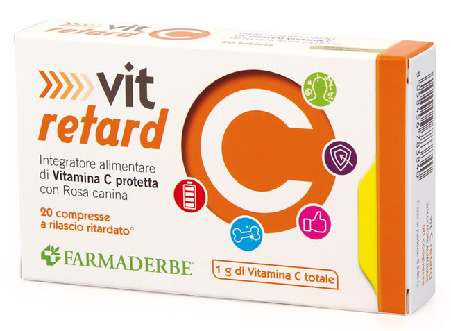 VIT C RETARD 20 COMPRESSE A RILASCIO RITARDATO - Farmamood