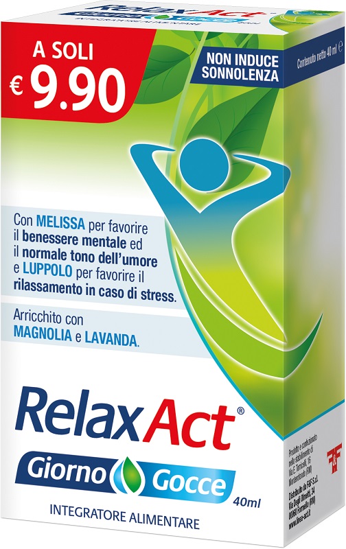 RELAX ACT GIORNO GOCCE 40 ML - Farmamood