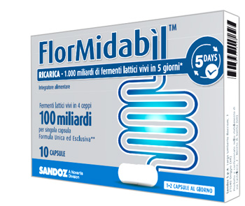 FLORMIDABIL RICARICA 10 CAPSULE - Farmamood