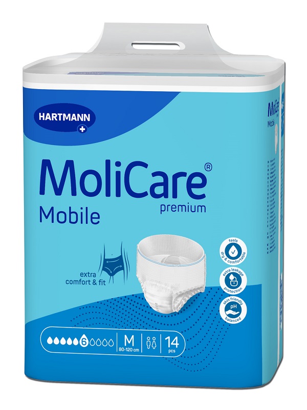 PANNOLINO PULL UP GIORNO MOLICARE MOBILE 6 GOCCE M 14 PEZZI - Farmamood