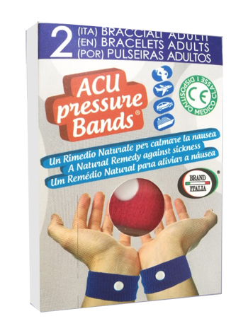 BRACCIALE ACU PRESSURE BAND ADULTI 2 PEZZI - Farmamood