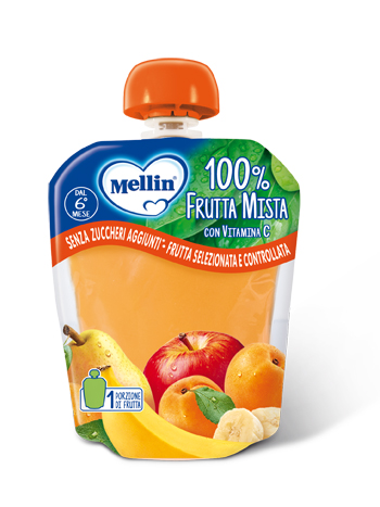 MELLIN POUCH FRUTTA MISTA 90 G - Farmamood