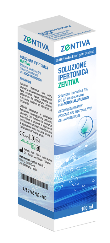 SOLUZIONE IPERTONICA ZENTIVA SPRAY NASALE 100 ML - Farmamood