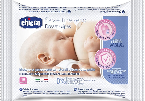 CHICCO SALVIETTE DETERGENTI PER IL SENO 16 PEZZI - Farmamood