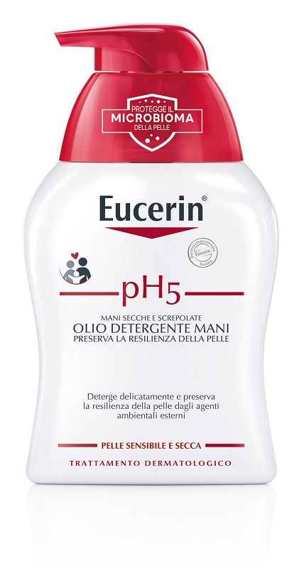 EUCERIN PH5 OLIO DETERGENTE MANI SECCHE E SCREPOLATE 250 ML - Farmamood