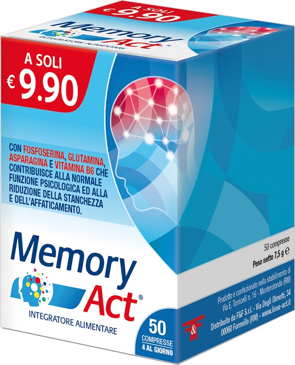 MEMORY ACT 50 COMPRESSE - Farmamood