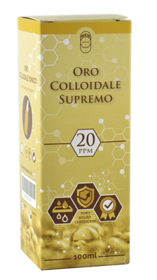 ORO COLLOIDALE SUPREMO 20PPM 100 ML - Farmamood