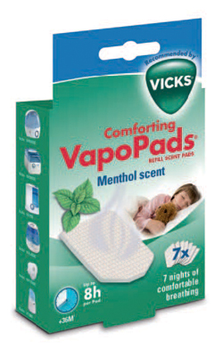 VICKS VAPOPADS MENTHOL SCENT 7 PEZZI - Farmamood