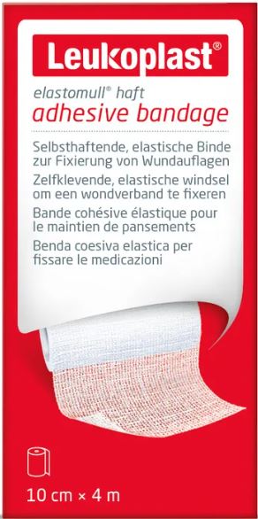 BENDA LEUKOPLAST ELASTOMULL HAFT 10 CM X 4 M - Farmamood