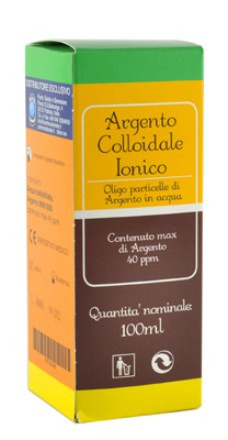 ARGENTO COLLOIDALE IONICO 40PPM CERTIFICATO SPRAY CON CONTAGOCCE 100 ML - Farmamood