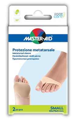 PROTEZIONE MASTER-AID PER METATARSO IN TESSUTO ELASTICO E GEL S 1 PAIO - Farmamood